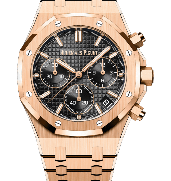 ROYAL OAK Pink Gold Black Dial CHRONOGRAPH 41mm