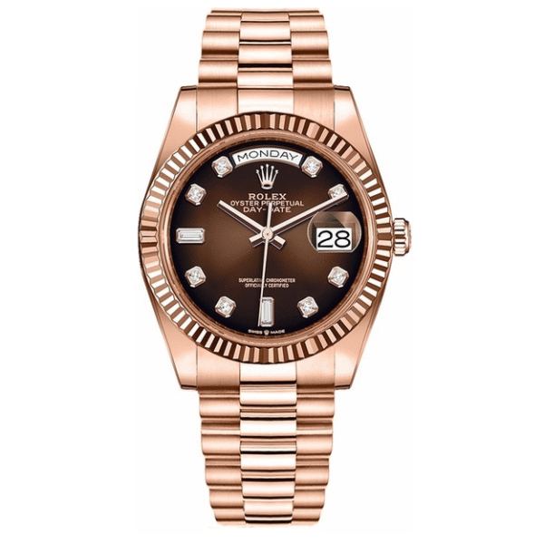 Rolex Day-Date "President" 36mm Brown Ombre Dial